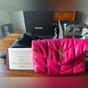 SOLD- YSL loulou puffer crossbody bag toy